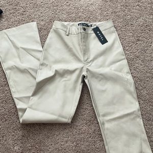 MOTEL Zoven Trouser Matte Pu Stone